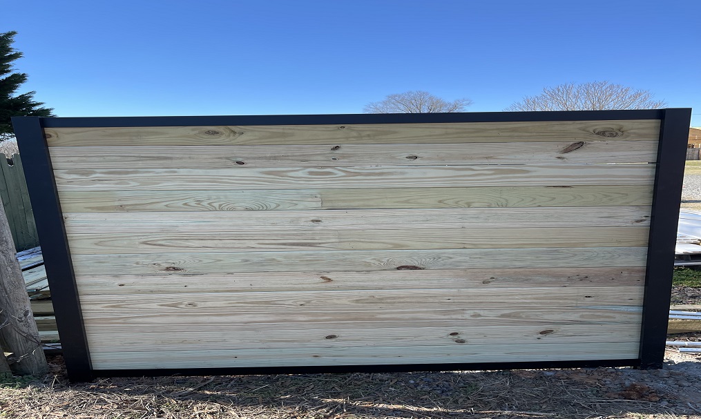 wood slip fence